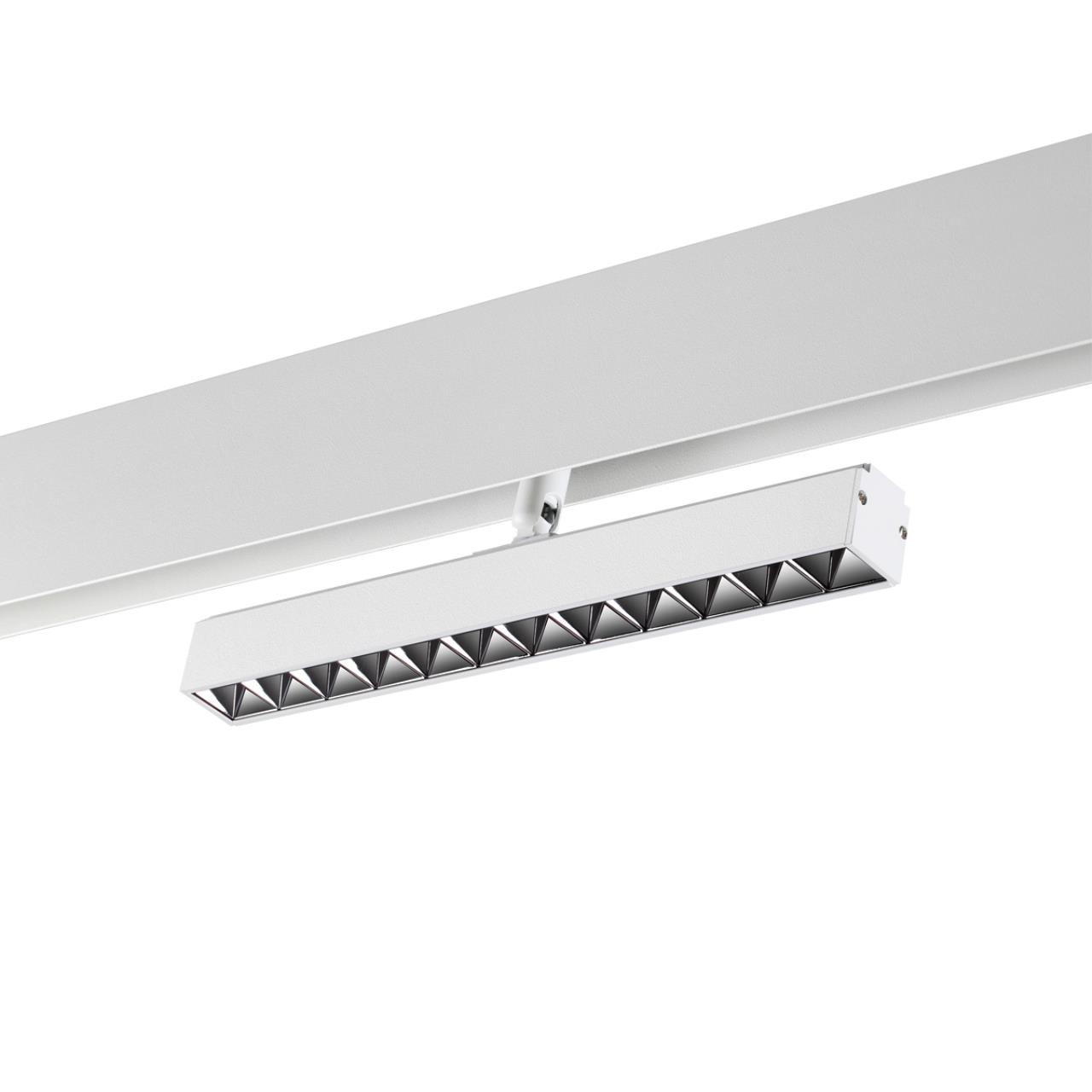 Трековый светильник для низковольтного шинопровода LED Novotech Flum 358609, 12W  LED, 4000K, белый