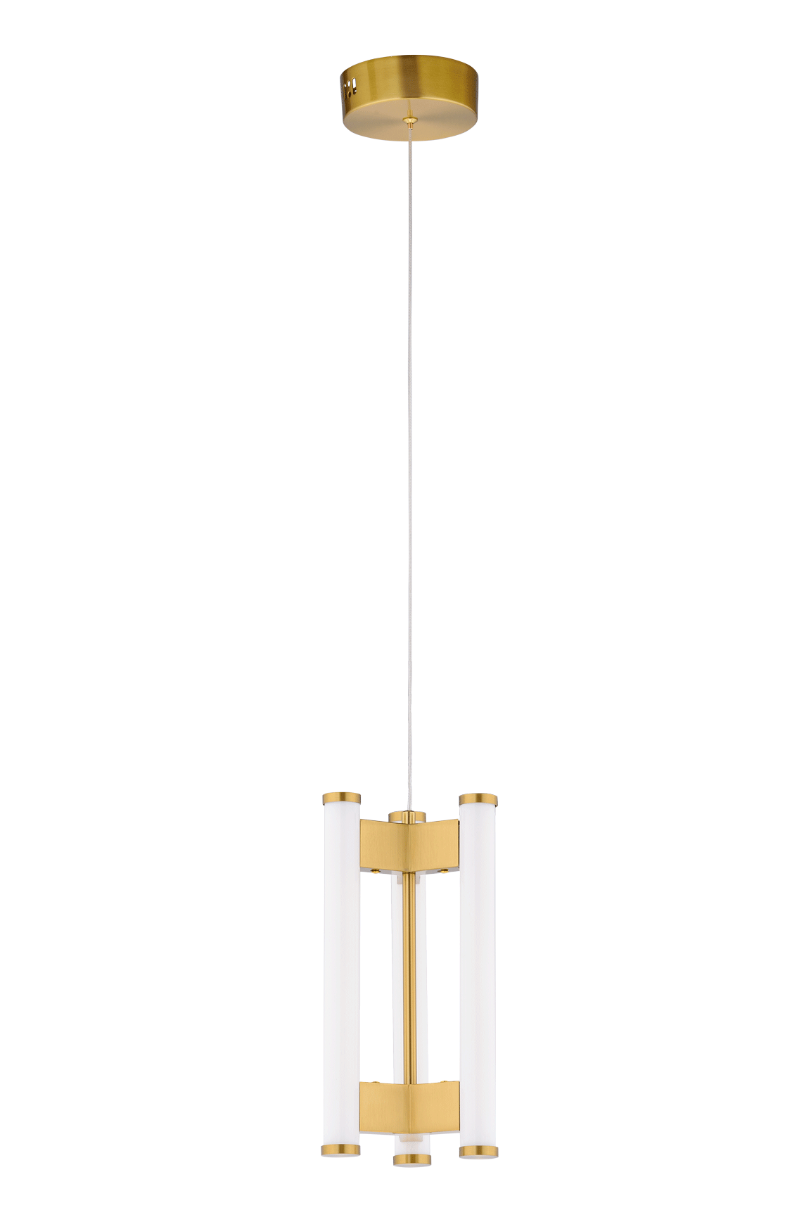 Люстра 150*300-1500, LED, 12W 4000K NewRgy LED 2312S-DW BRASS, Бронза