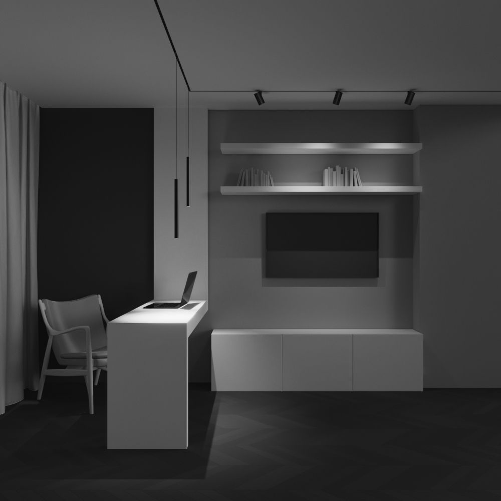 Трековый светильник Focus Led Exility X 4000K 7Вт 36° 16*1*-40 см, *LED*7W, 700K, Maytoni Technical  TR245-7W4K-B, Черный