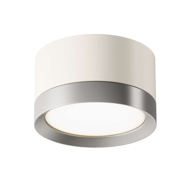 Светильник 9 см, Technical C086CL-GX53-SRD-WS, белый-серебро