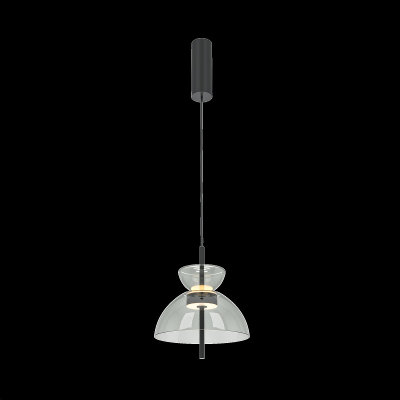 Подвесной светильник  25*57,8 см, LED 12W, 3000К, Черный Maytoni Bangkok MOD185PL-L11B3K2