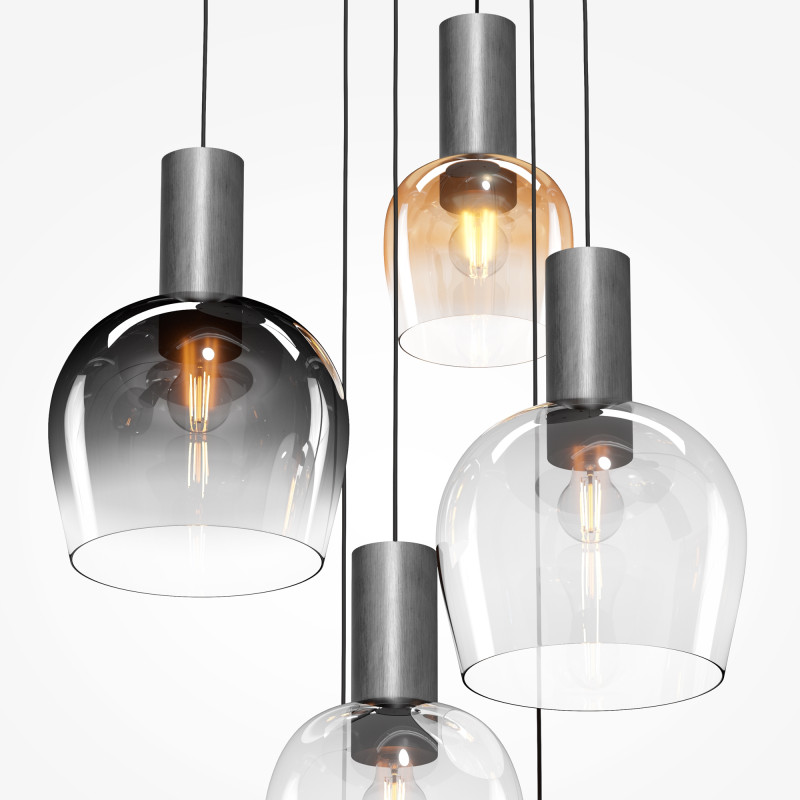 Подвесной светильник 50*50*341 см, 6*E27   Maytoni Modern Smart Casual MOD414PL-06B черный