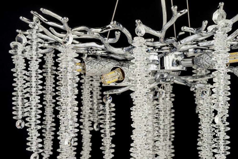 Люстра *48* см, 6*G9*40W, Dio D`arte Tavenna Nickel Tavenna H 1.5.46.100 N, Никель