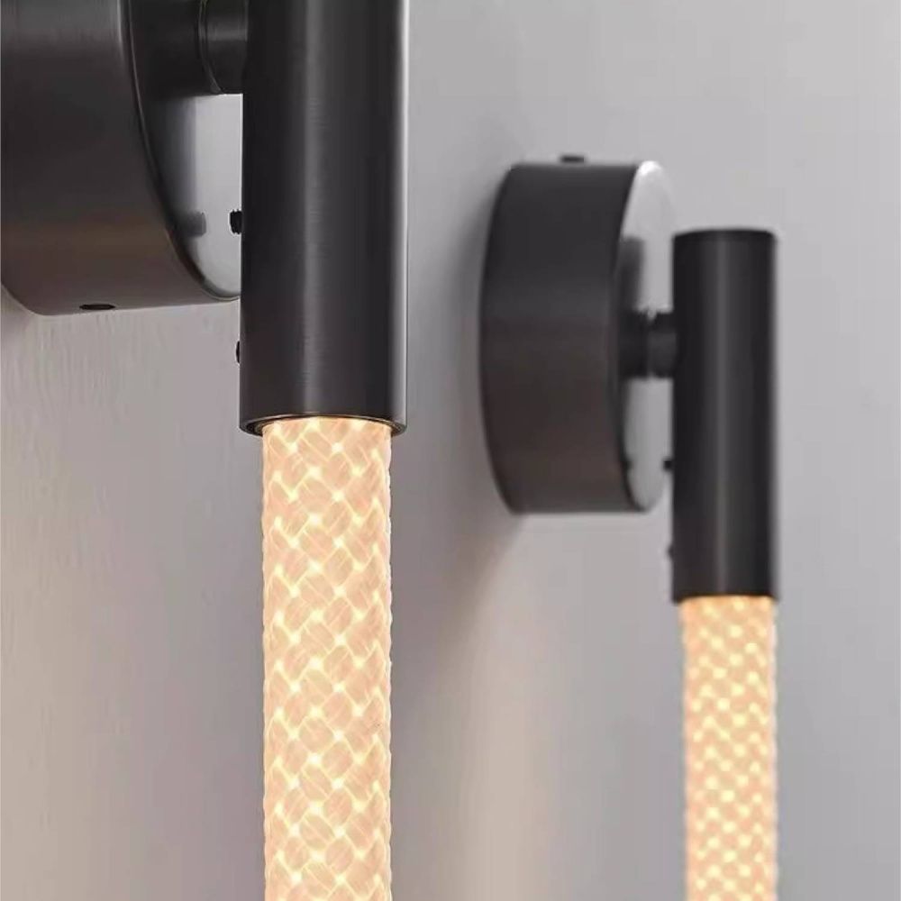 Бра 90*- см, 1*LED*18W, 3000K, Lightera Tura LE103W-93BA STEEL, Черный
