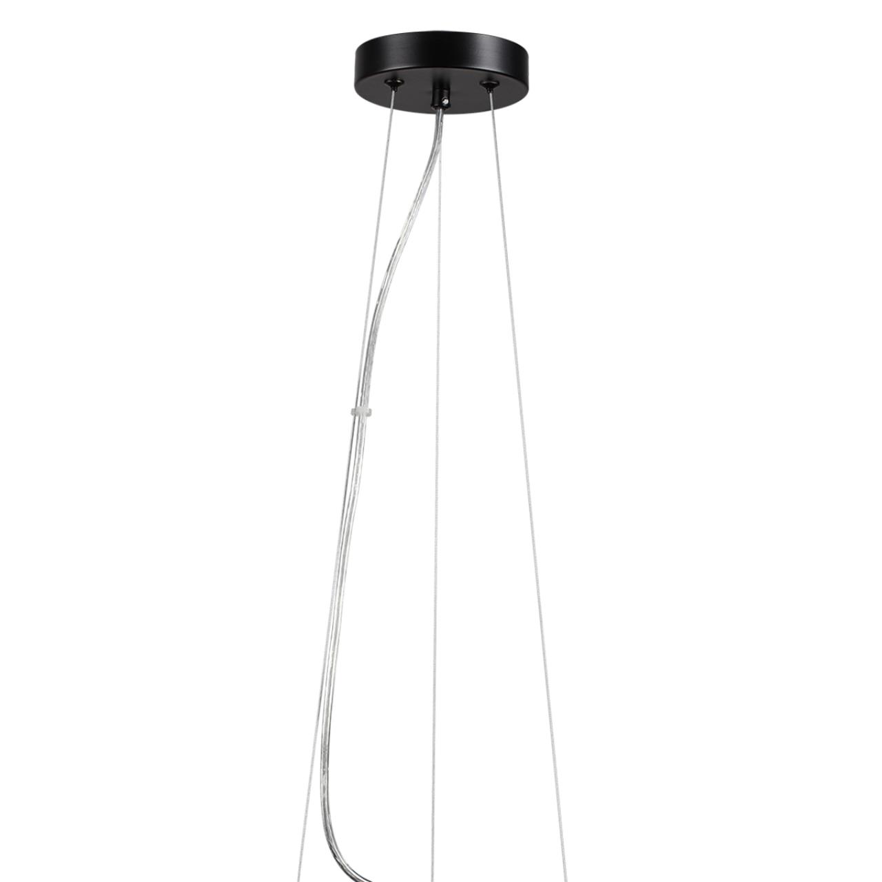 Светильник подвесной 35*168 см, 3*E27 Lumion BASALTO 6598/3C черный, коричневый