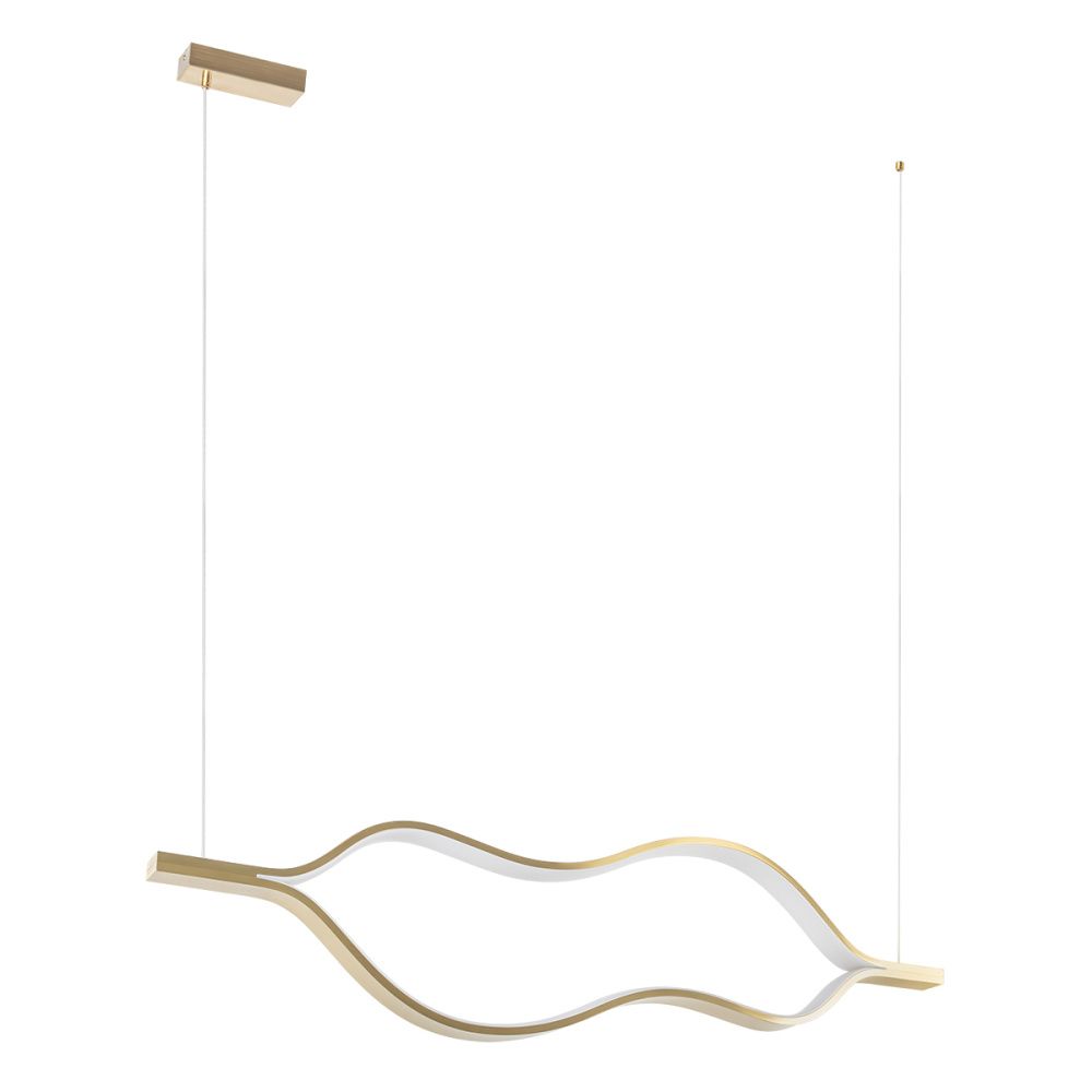 Подвесной светильник 120 см, 33W, 3000K, Loft IT Tape Light 10403/1200 AB, золото