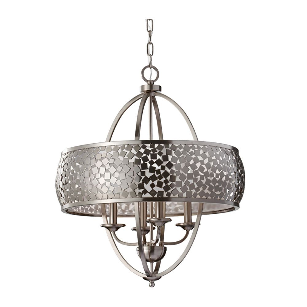 Люстра *61*85-233 см, E27*60W, Natural Concepts Feiss Zara QZ-INGLENOOK-F-SMALL, сырая сталь