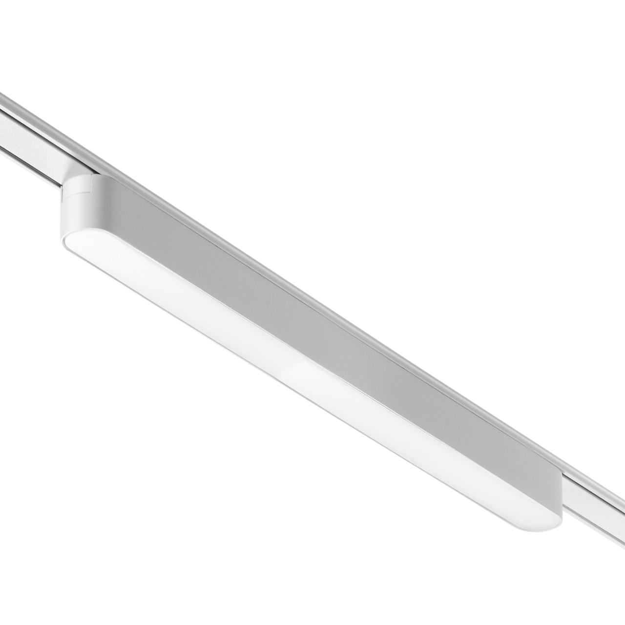 Трековый светильник для низковольтного шинопровода 33*2,5* см, LED 18W*3000 К, Novotech Shino Smal, белый, 359241