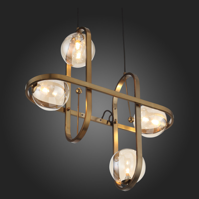 Светильник подвесной 60*20 см, ST LUCE CIRCONO SL1201.203.04 Бронзовый