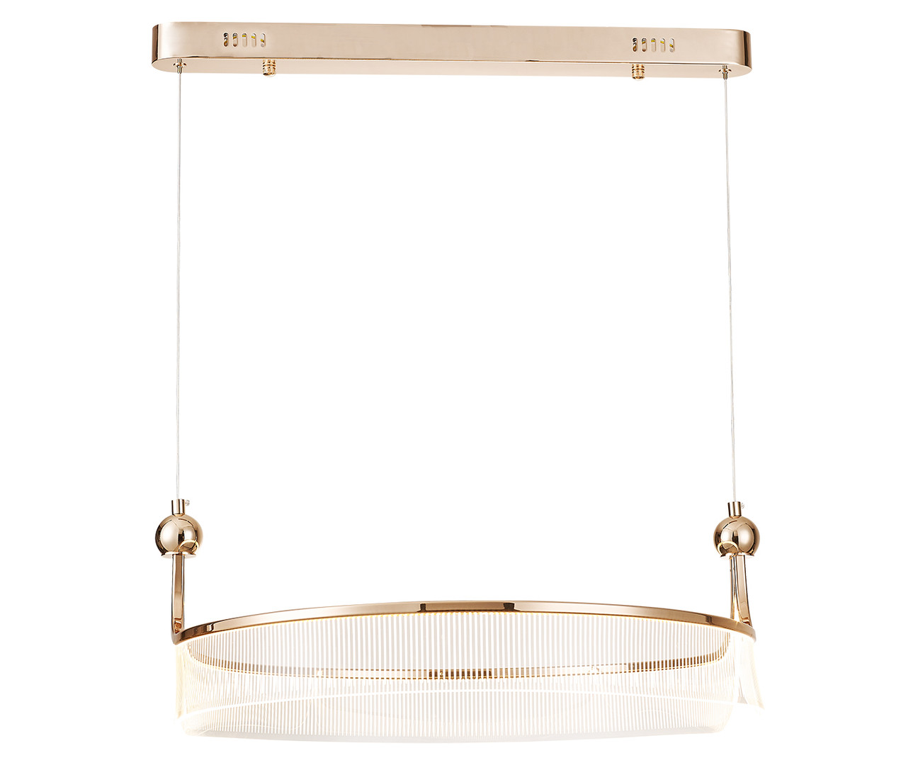 Светильник 80 см, 52W, 3000K, Kink Light 08045-80,37, золото