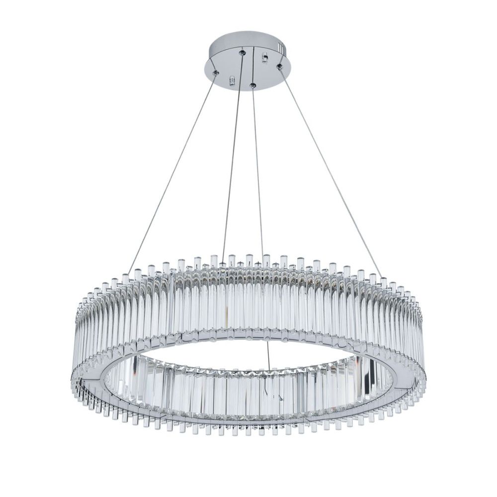 Подвесная люстра 60 см, 45W, 3000-6000K, Indigo Grado 12056/A/1P Chrome V000195L, хром