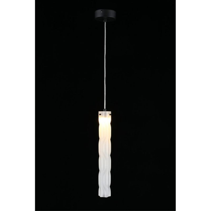 Подвесной светильник 6*55-180 см, 1*LED, 6W, 3000K, Aployt Dzhosi APL.326.06.01, черный