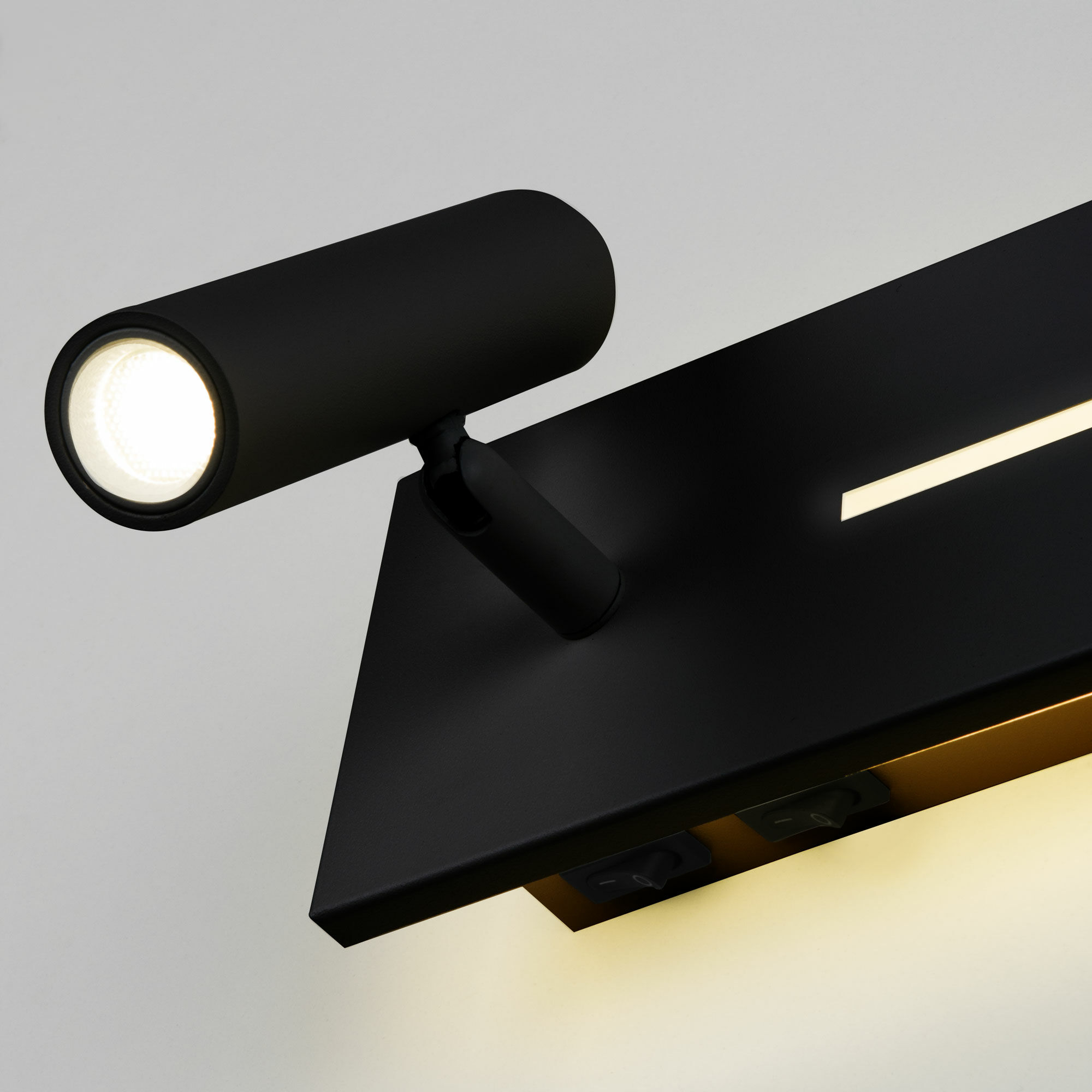 Светильник настенный светодиодный Tuo LED MRL LED 1117 черный Elektrostandard