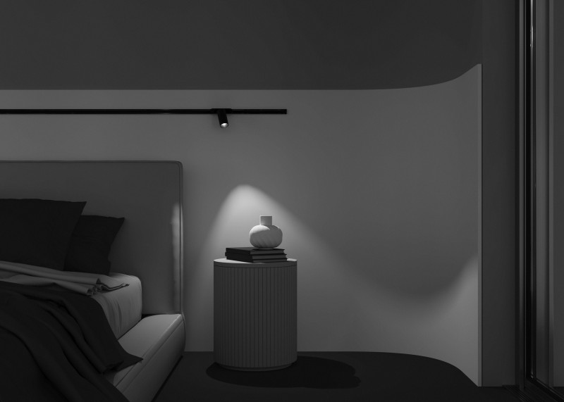 Светильник 4 см, 12W, 3000K, Maytoni Focus LED TR103-1-12W3K-M-B, черный