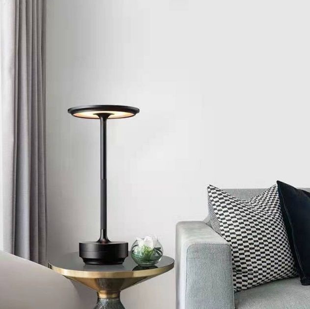 Светильник DZN-5690 ЧЕРНЫЙ  D130/H275/1/LED/5W/2800-6500K фонарь с аккумулятором для пикника PICNIC 25-01