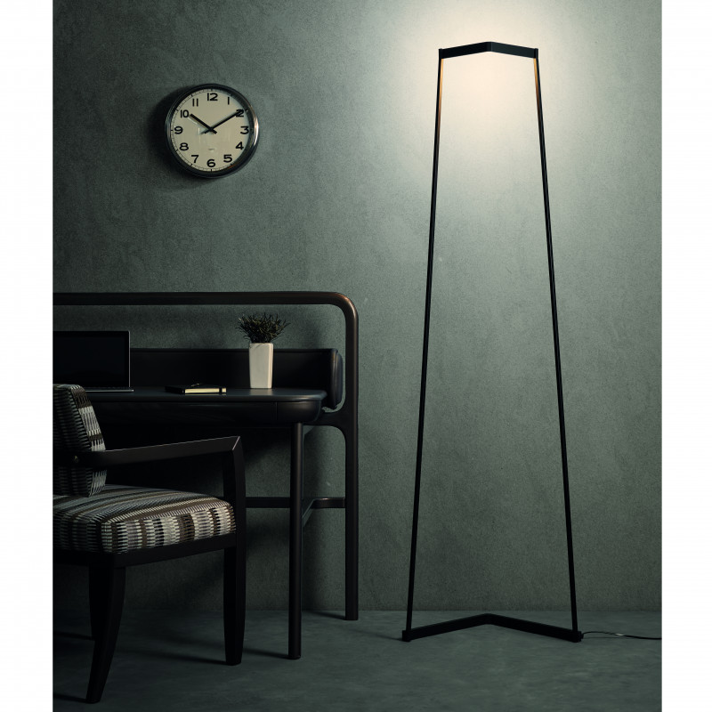 Торшер 37,5*37,5*180 см, LED *  20W, 3000К Mantra Minimal 7283, черный