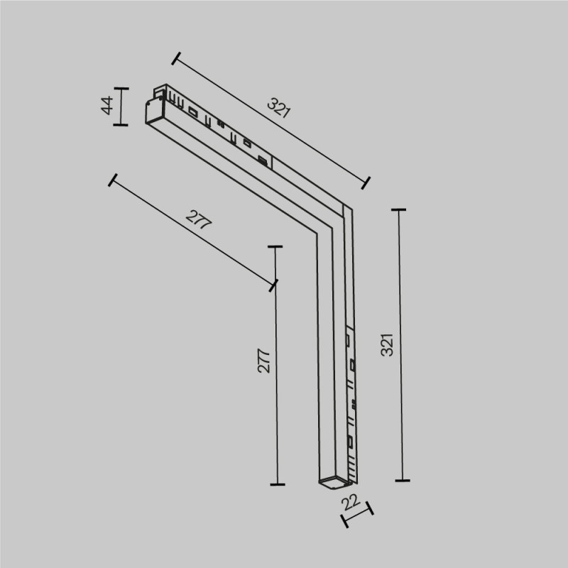 Трековый светильник Basis Exility 3000-6000K 24Вт 120° Dim Smart 31,2*31,2*4,4 см, LED*24W TR102-24W-DS-W Maytoni, Белый