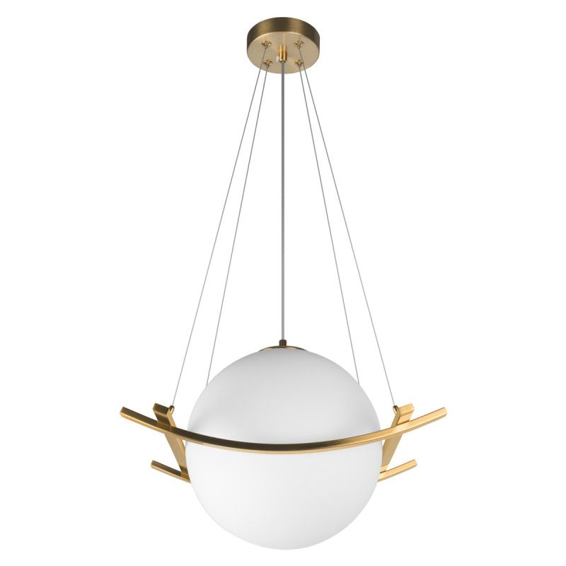 Подвесной светильник 43*43*-32,5 см, 1*E27*40W, LOFT IT Swing 10424/300, бронзовый