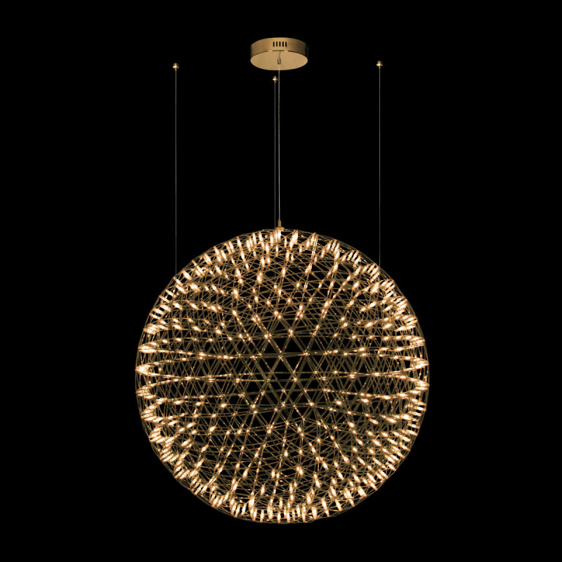 Светодиодный подвесной светильник 127 см, 147W, 3000K LOFT IT Raimond 9027-127 Gold золото