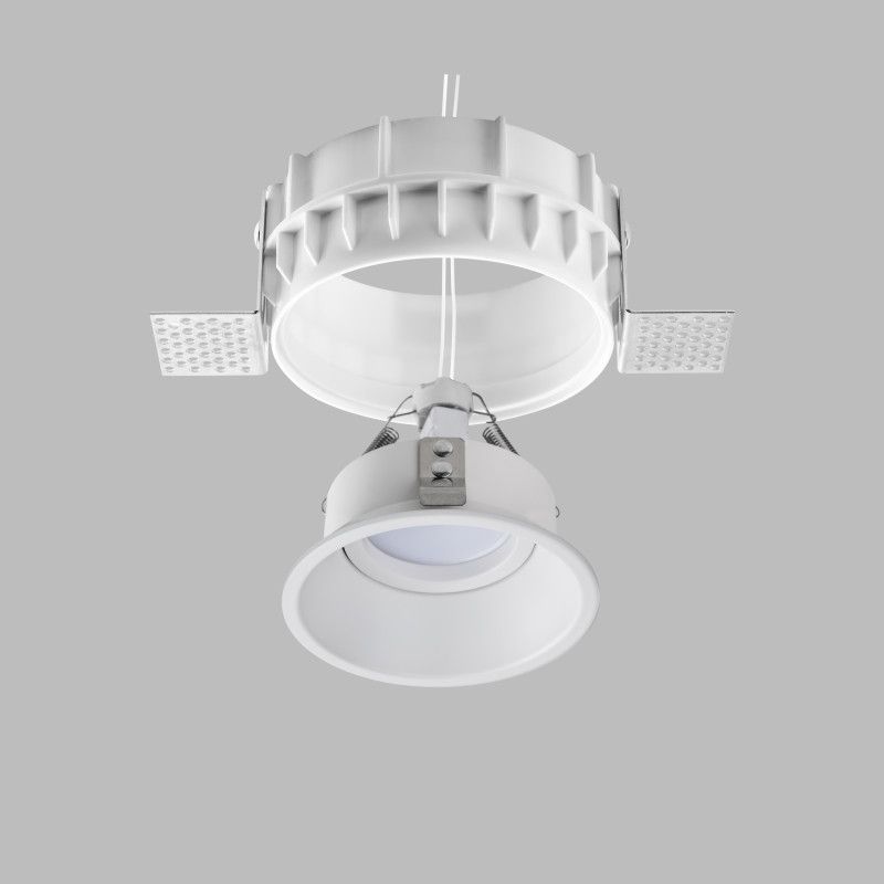 Встраиваемый светильник *9,3*-4 см, 1*GU5.3*50W, K, Lightstar Domino G214606, белый