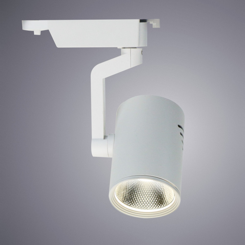 Трековый светильник Arte Lamp Traccia A2321PL-1WH, белый, 21x9x7см, LED, 20W, 3000K,1600Lm