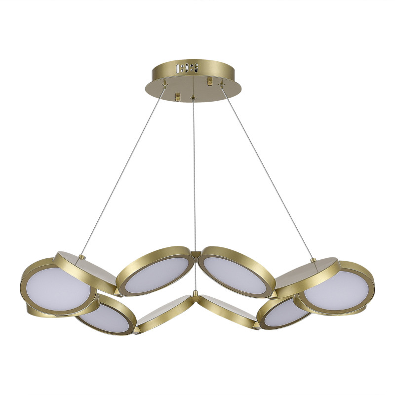 Подвесной светильник 81*120 см, LED*60W, 4000К ST-Luce SL6508.203.01 золото матове