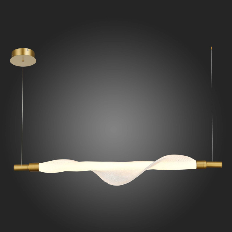 Светильник подвесной 80*15 см, 25W 3000K ST LUCE ALBA SL6109.203.01 Золотистый