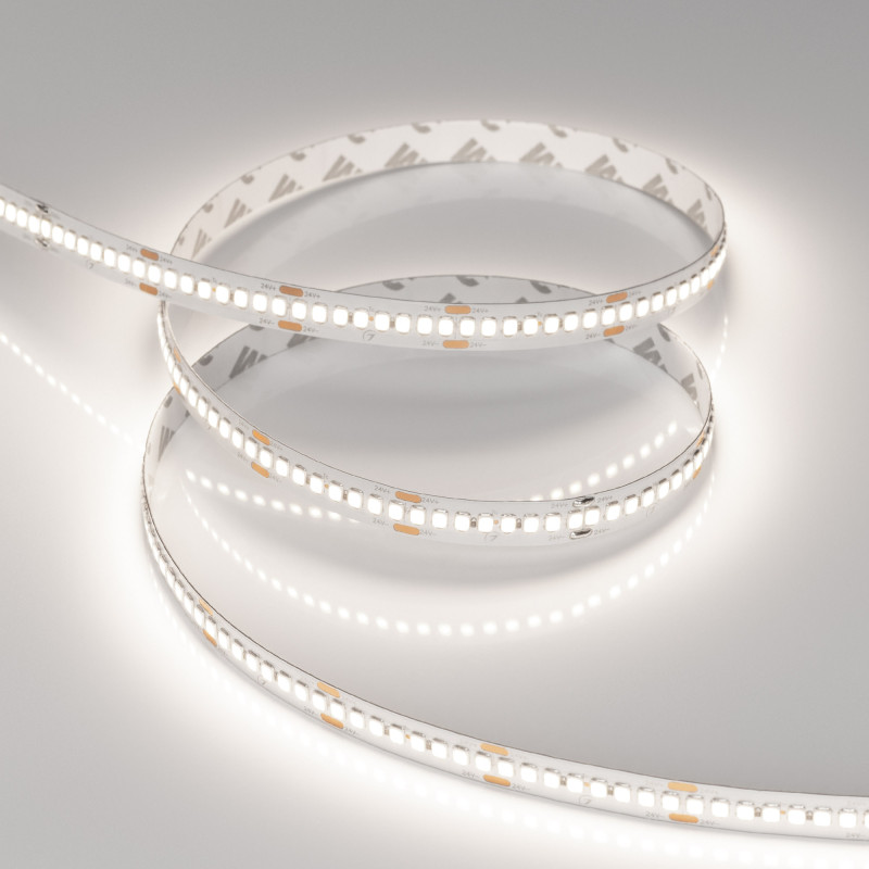Лента RT-A240-10mm 24V Day5000 (22 W/m, IP20, 2835, 5m) (Arlight, высок.эфф.150 лм/Вт) 038742. Цена указана за 5 метров. Продается кратно 5 метрам.