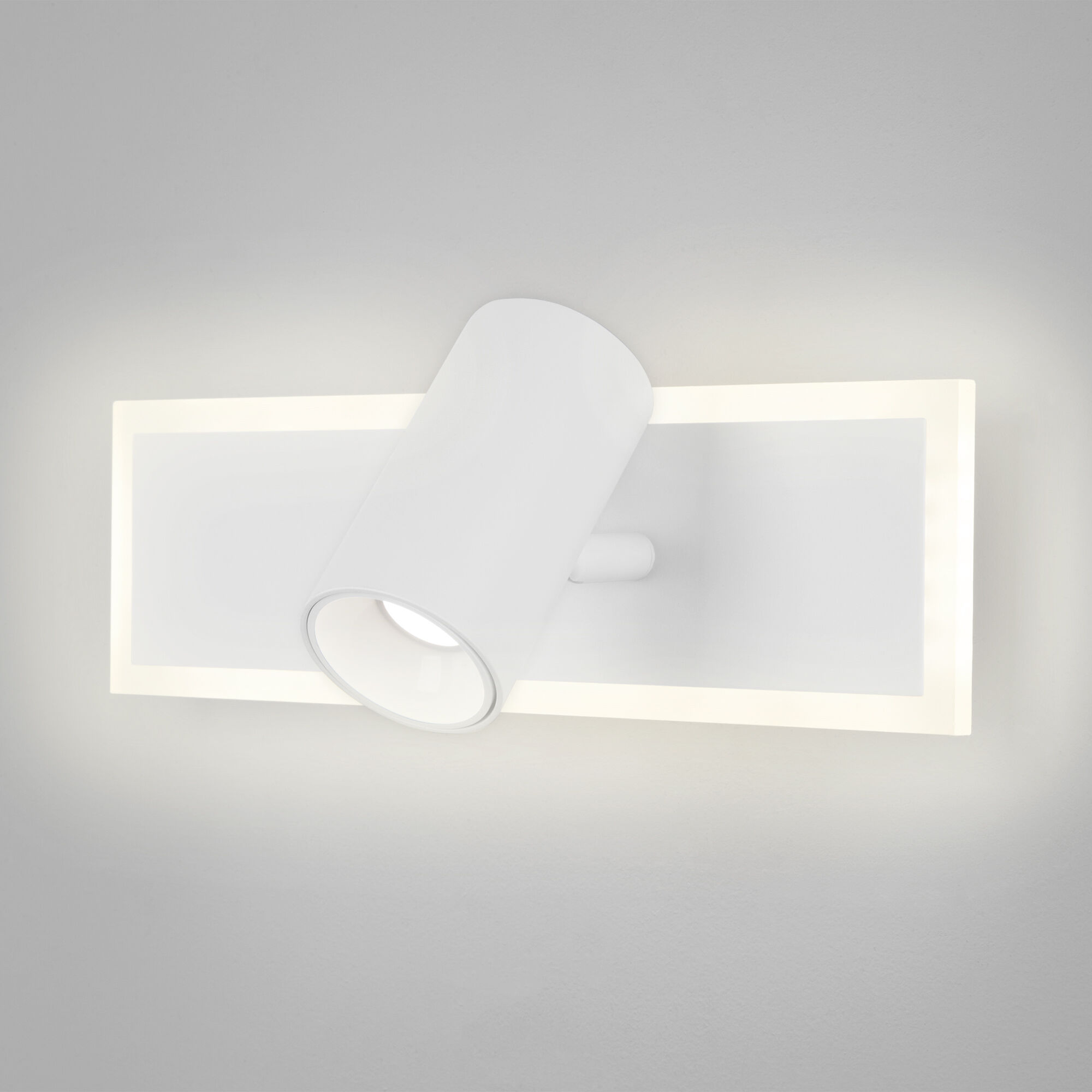 Бра 12*32 см, 15W, 4200К с USB и Type-C Eurosvet  Binar 20127/1 LED белый