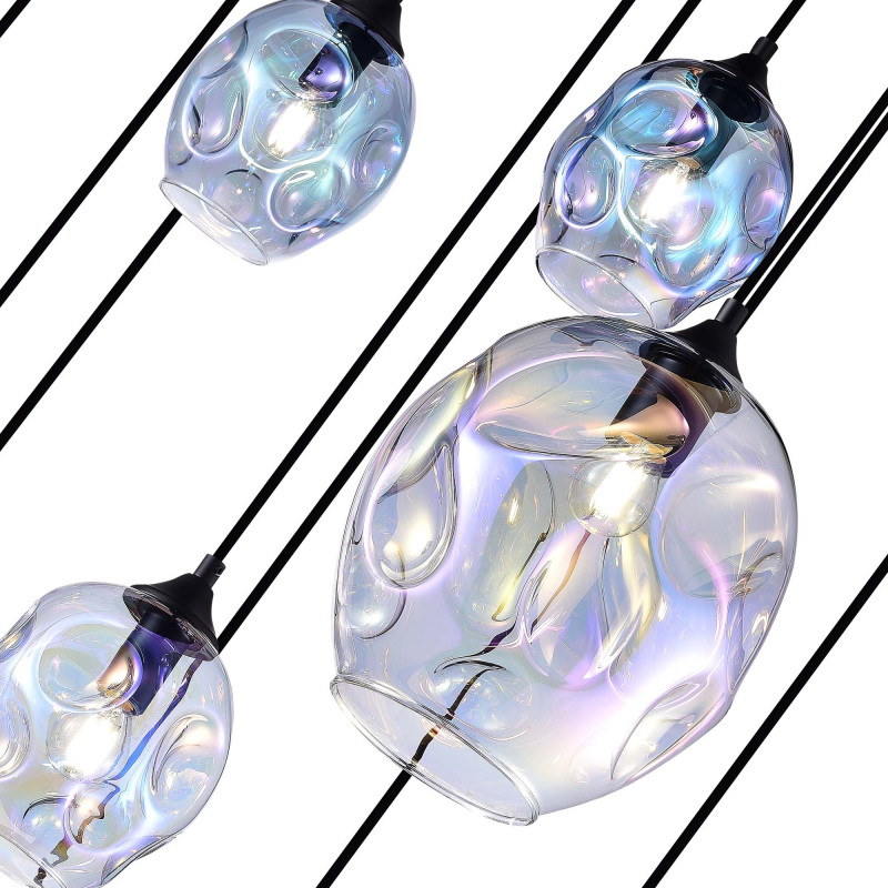 Люстра подвесная 117 см, ST LUCE IDESIA SL1188.403.16 Черный