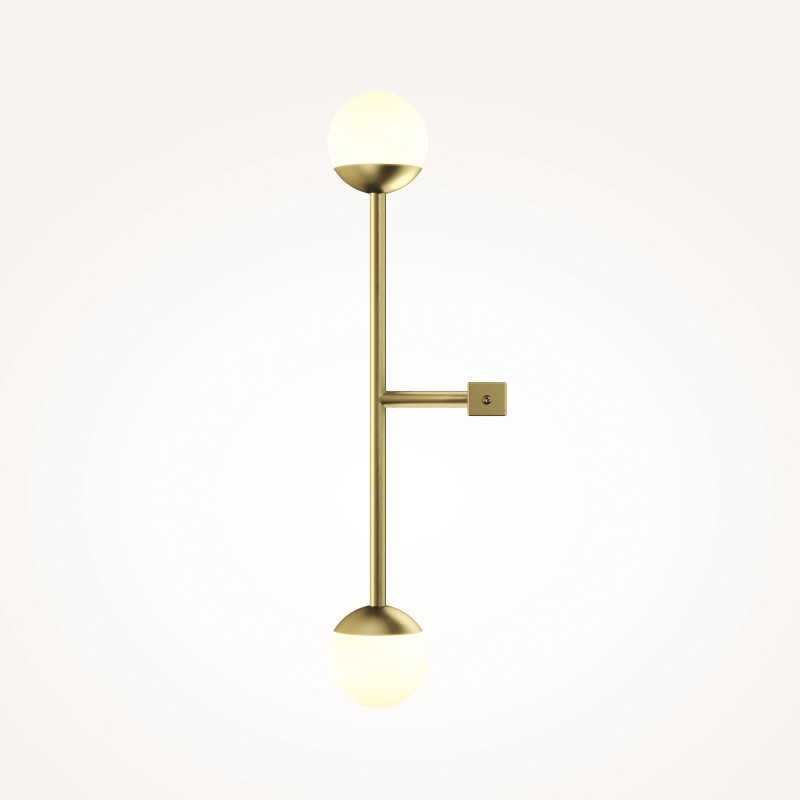 Бра 14,1*13*48 см, LED, 10W, 3000К, Maytoni TOUCH MOD285WL-L10BS3K латунный
