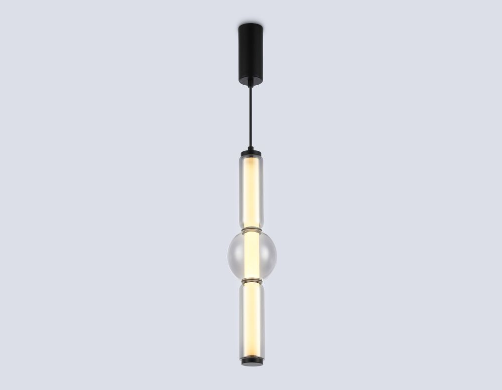 Подвесной светодиодный светильник **52- см, **W, 3000K, Ambrella Light High Light LH11023, черный