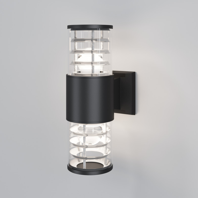 Уличный настенный фонарь Maytoni Bronx O576WL-02B, черный