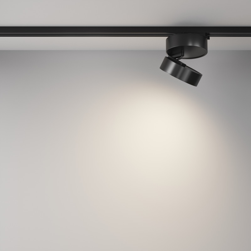 Трековый светильник Maytoni Track TR007-1-18W3K-B4K, черный, LED, 18W, 4000K, 990Lm