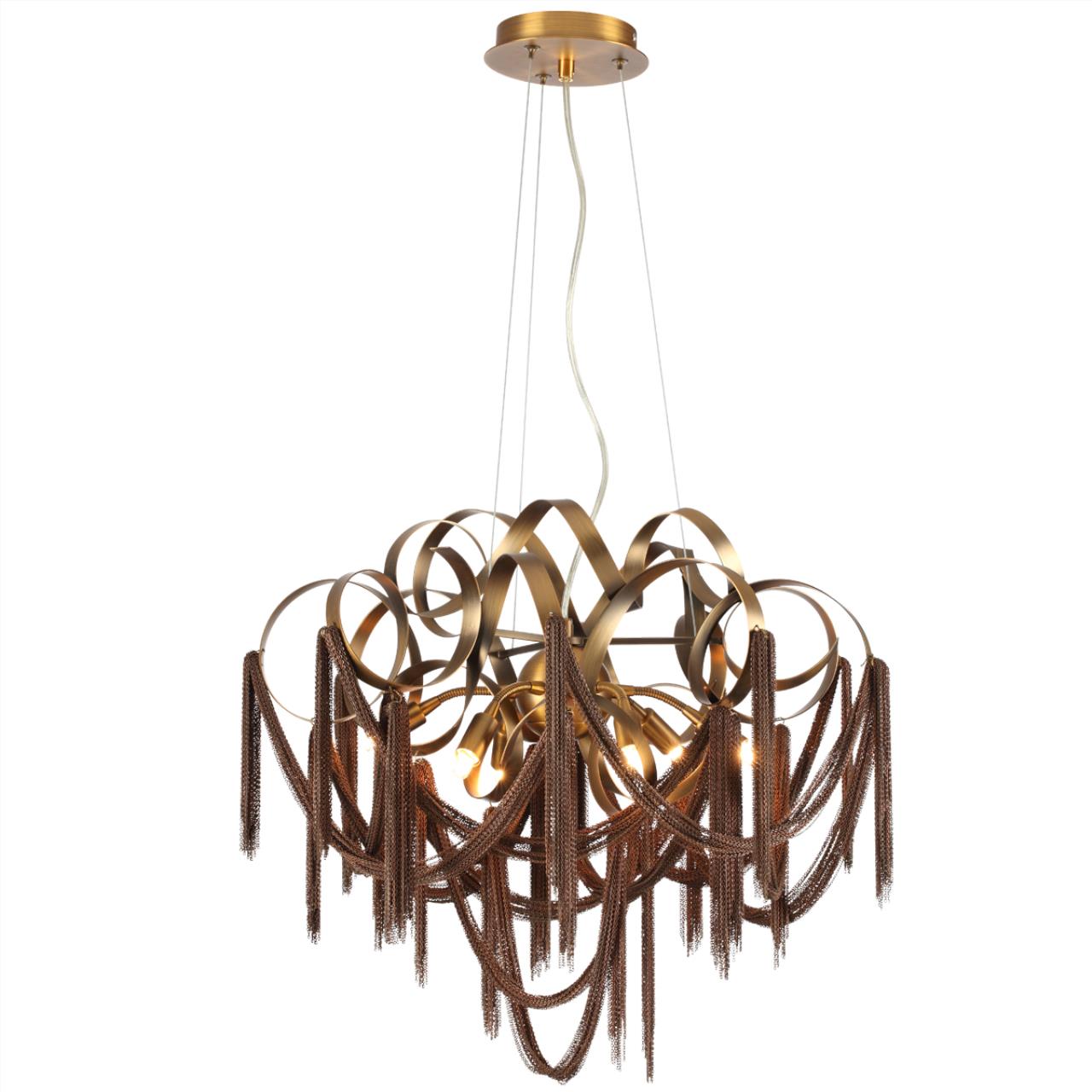 Люстра 46*46*167,6 см, 6 G9*40W, Odeon Light Chainy, античная бронза 5066/6