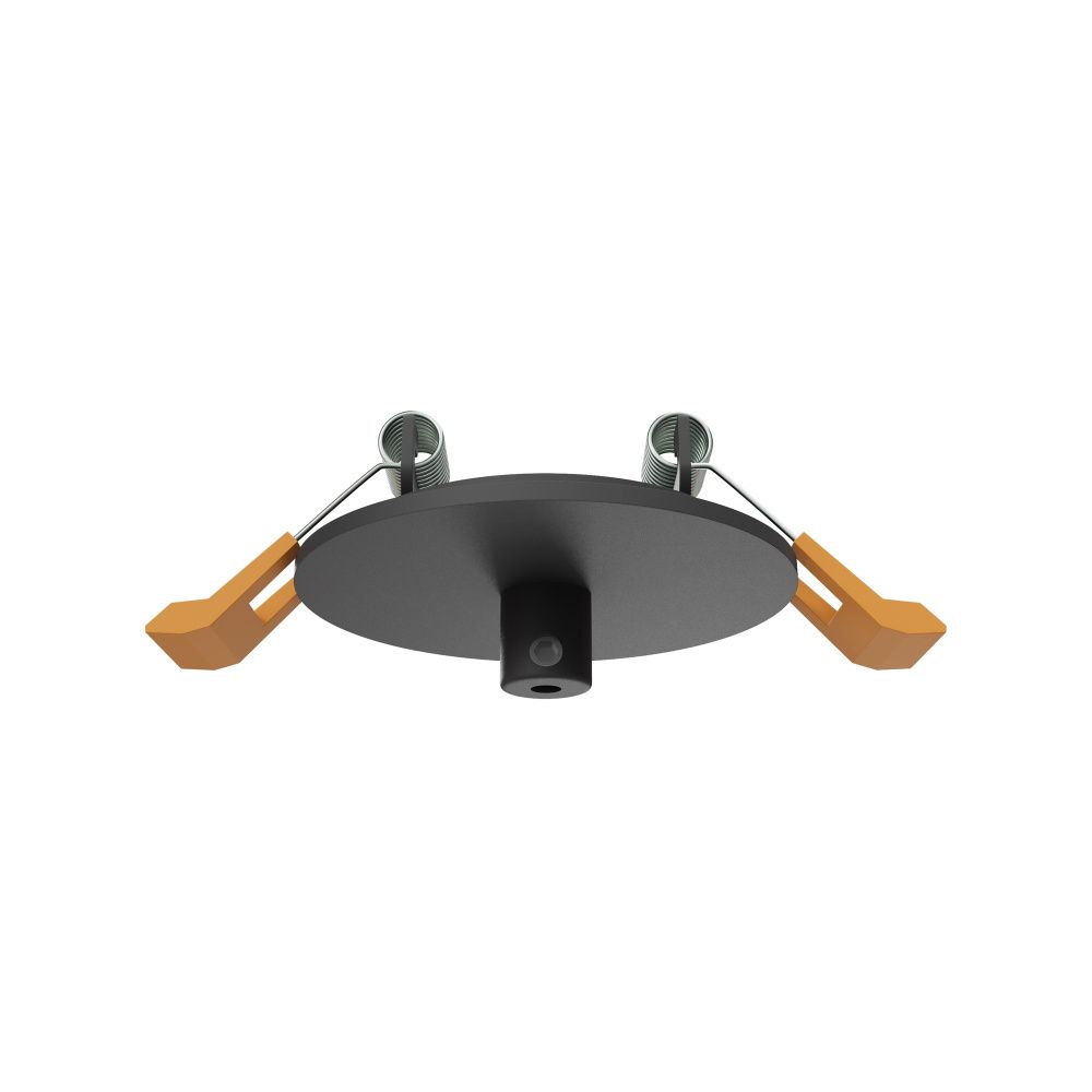 Встраиваемая потолочная чаша для подвесных шинопроводов *9,7*-3,7 см, Maytoni Technical Accessories for tracks Arity TRA233RCB-B, Черный