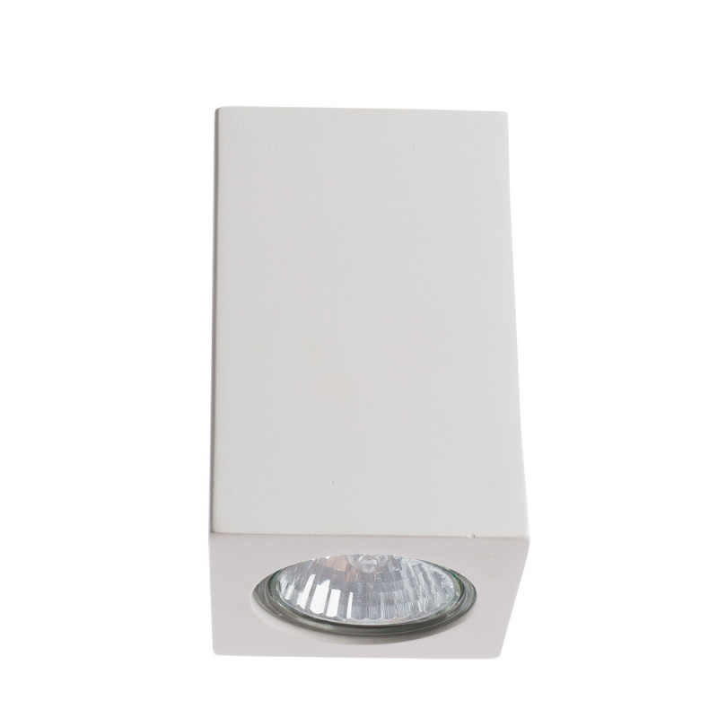 Cпот накладной гипс ArteLamp Tubo A9264PL-1WH,белый, 7*7*9 см