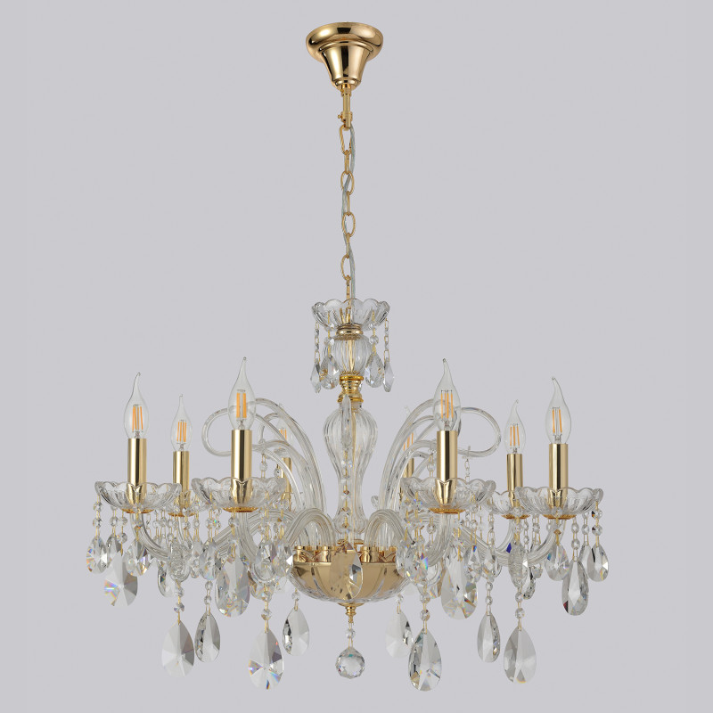 Светильник 72 см, Crystal Lux MONICA SP8 GOLD, золото