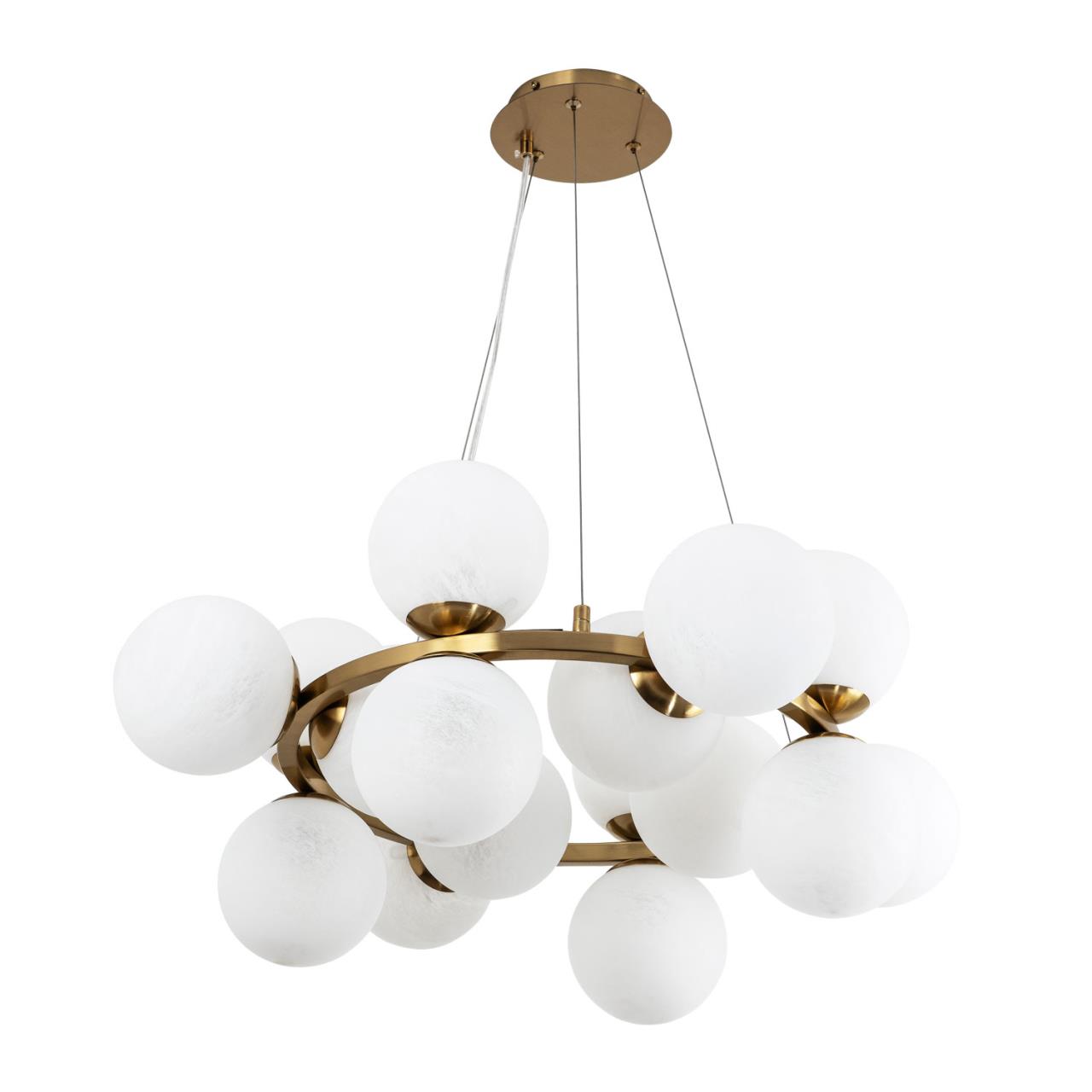 Подвесной светильник 70*60/120 см, 16*Е14 MODESTYLE MS.6117.16 BS латунь