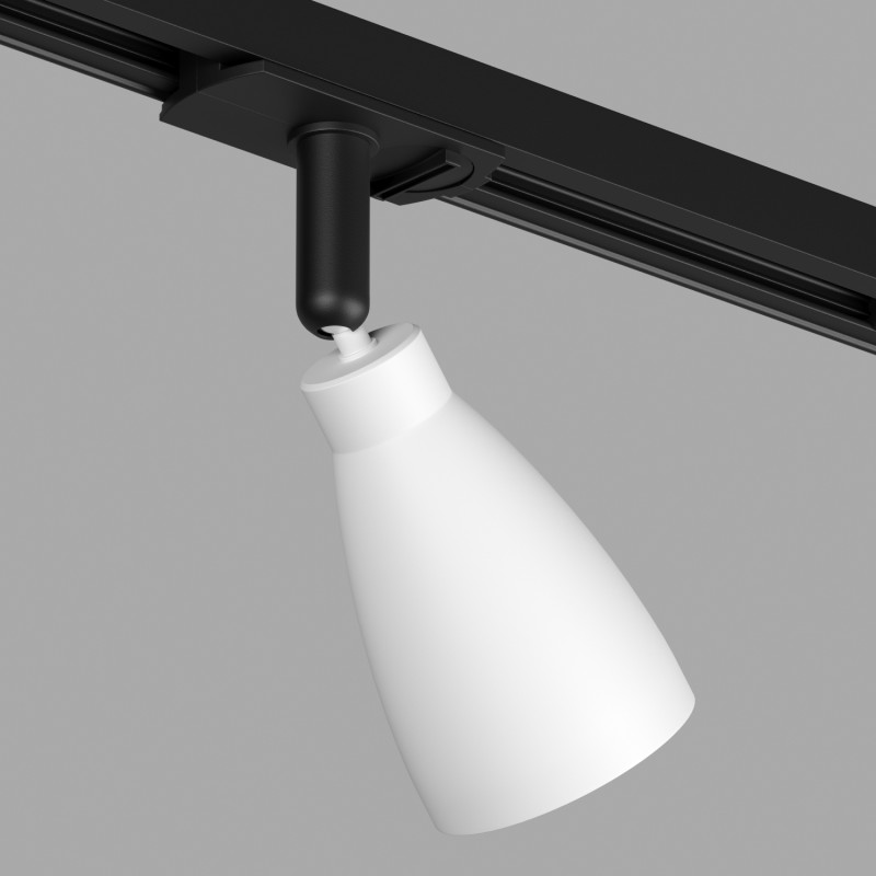 Светильник 17 см, Denkirs DK6050-BW+BK, белый-черный