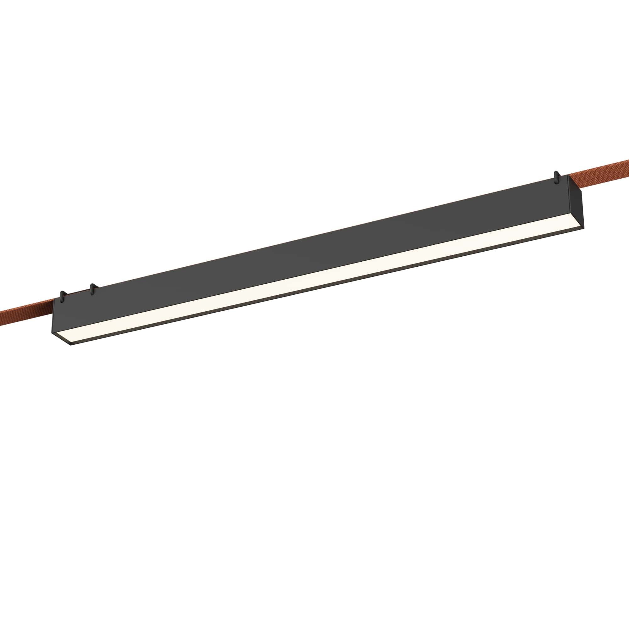 Светильник встраиваемый трековый BAND 64,2*4*4,5 см, 1*LED 24W 4000K ST LUCE ST456.446.24 черный