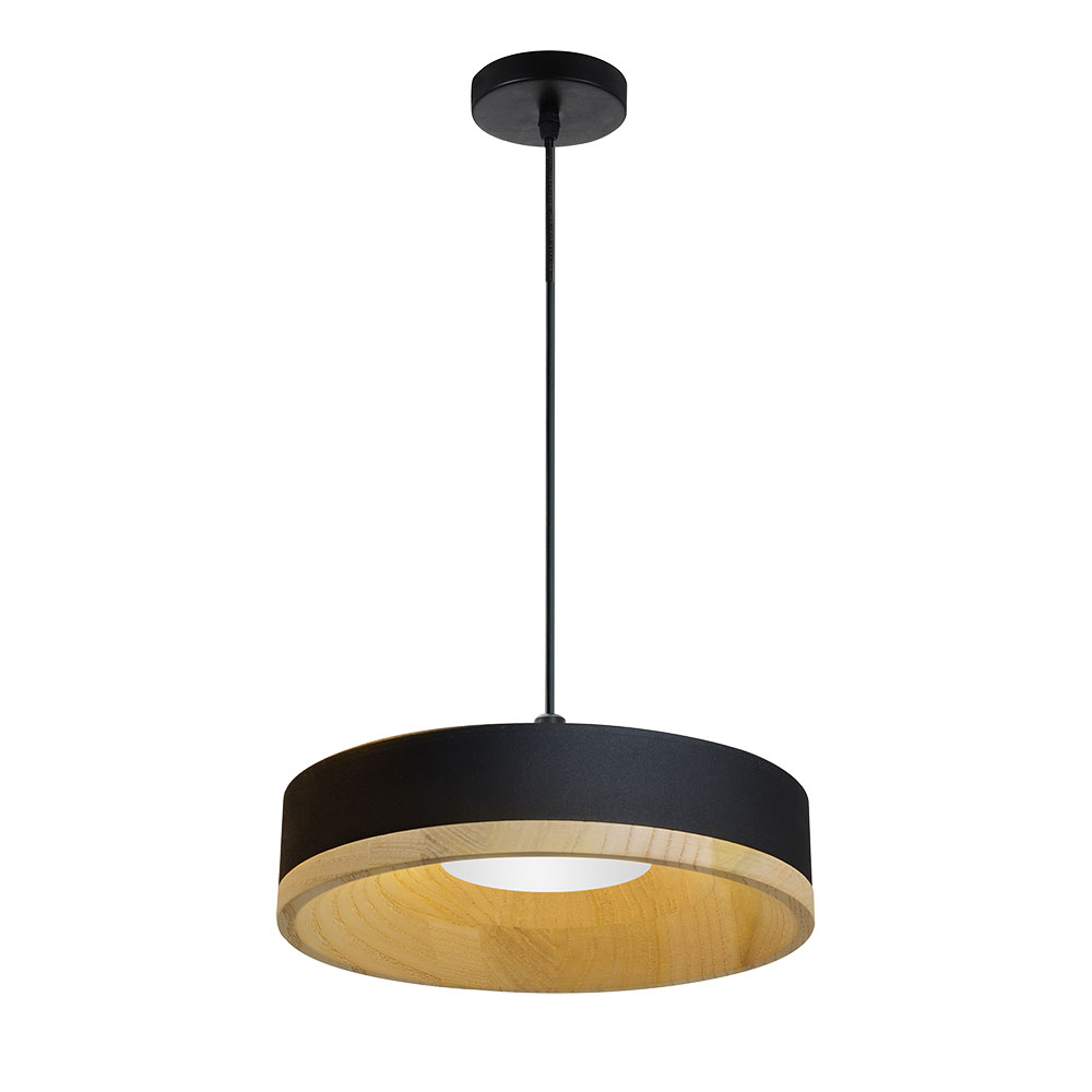 Подвесной светильник 7*22 см, 1*LED, 12W, 3000K Divinare Vaso 5119/06 SP-8, Черный
