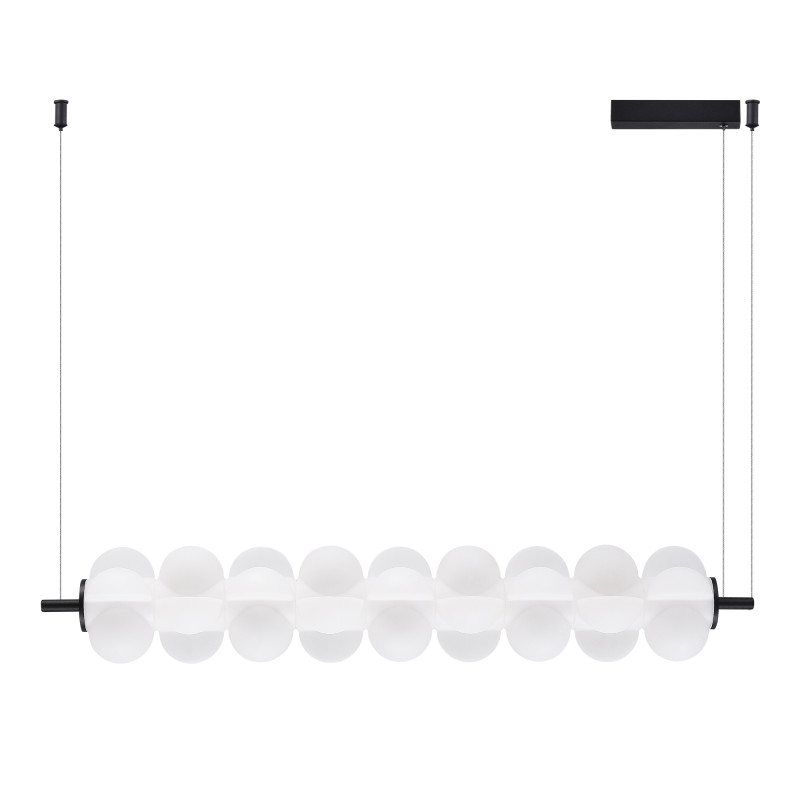 Подвесной светильник 108,5*18*200 см, LED, 30W,  3000К, ST-Luce TALISMAN SL6121.413.01 черный