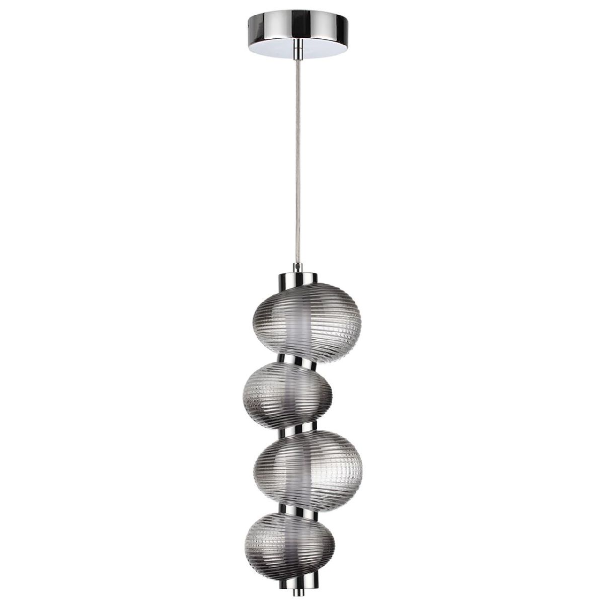 Подвесной светильник 16 см, 17W, 4000K, Odeon Light L-vision Bruco 5096/17L, хром
