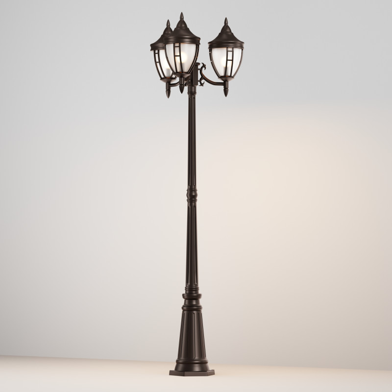 Садово-парковый светильник Maytoni Novara O026FL-03B, черный