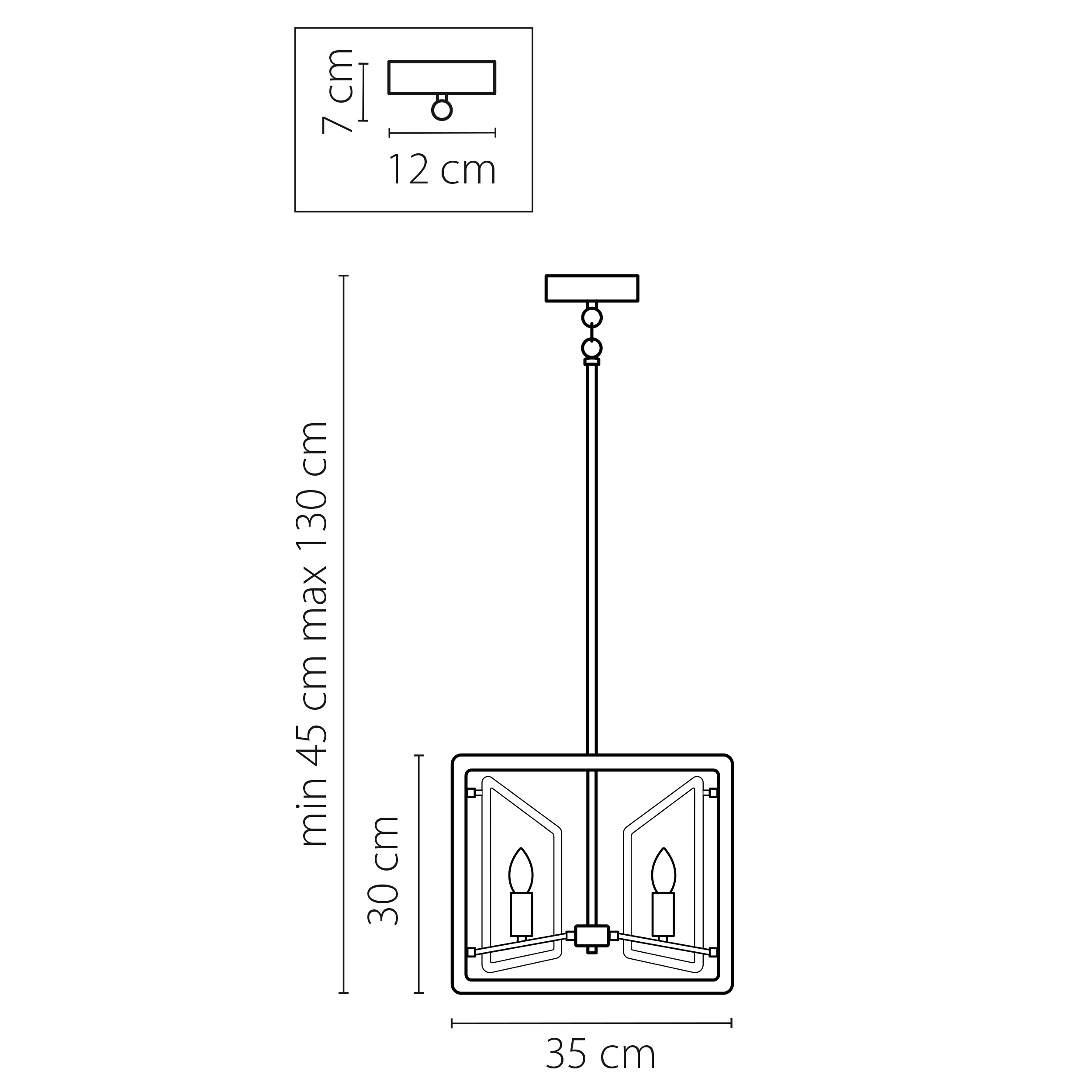 Люстра потолочная 35*35 13 см, 4*E14*24W, Золото; Черный матовый Lightstar Regolo 713447