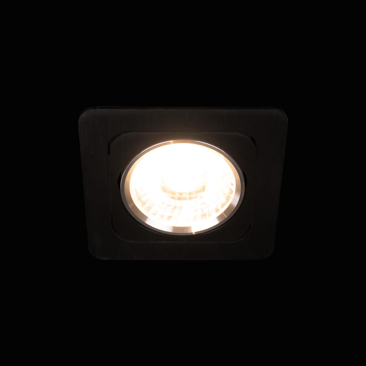 Встраиваемый светильник 12*12*7 см, 1*LED*20W 4000K LOFT IT Screen 10328/B Black черный