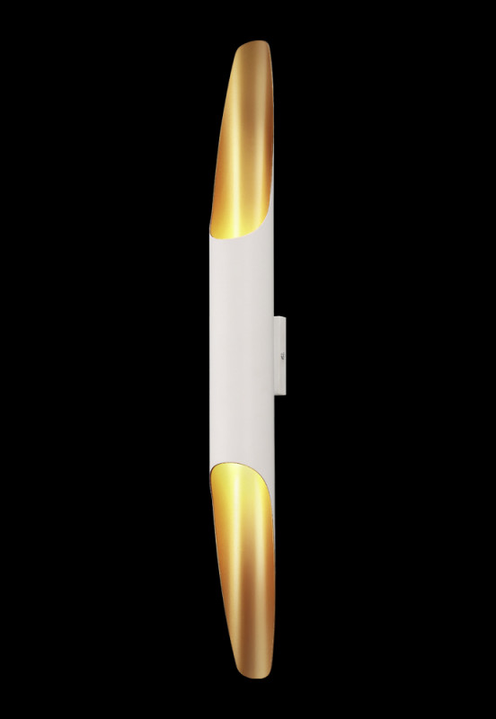 Бра 6*8 см, Crystal Lux CLT 332W2-V2 WH-GO Белый/Золотой
