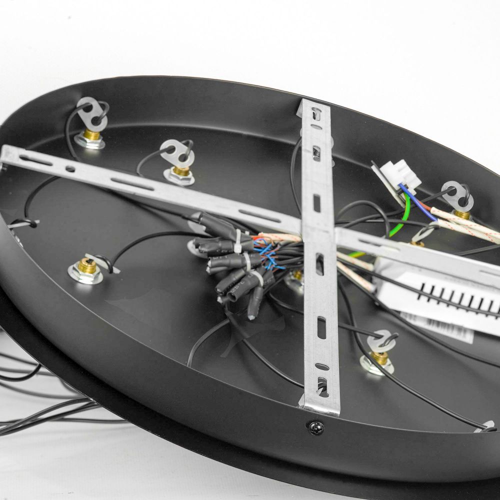 Люстра подвесная *41*100-200 см, 32*led*2W, 4000K, Lussole Hopkins LSP-7401, черный