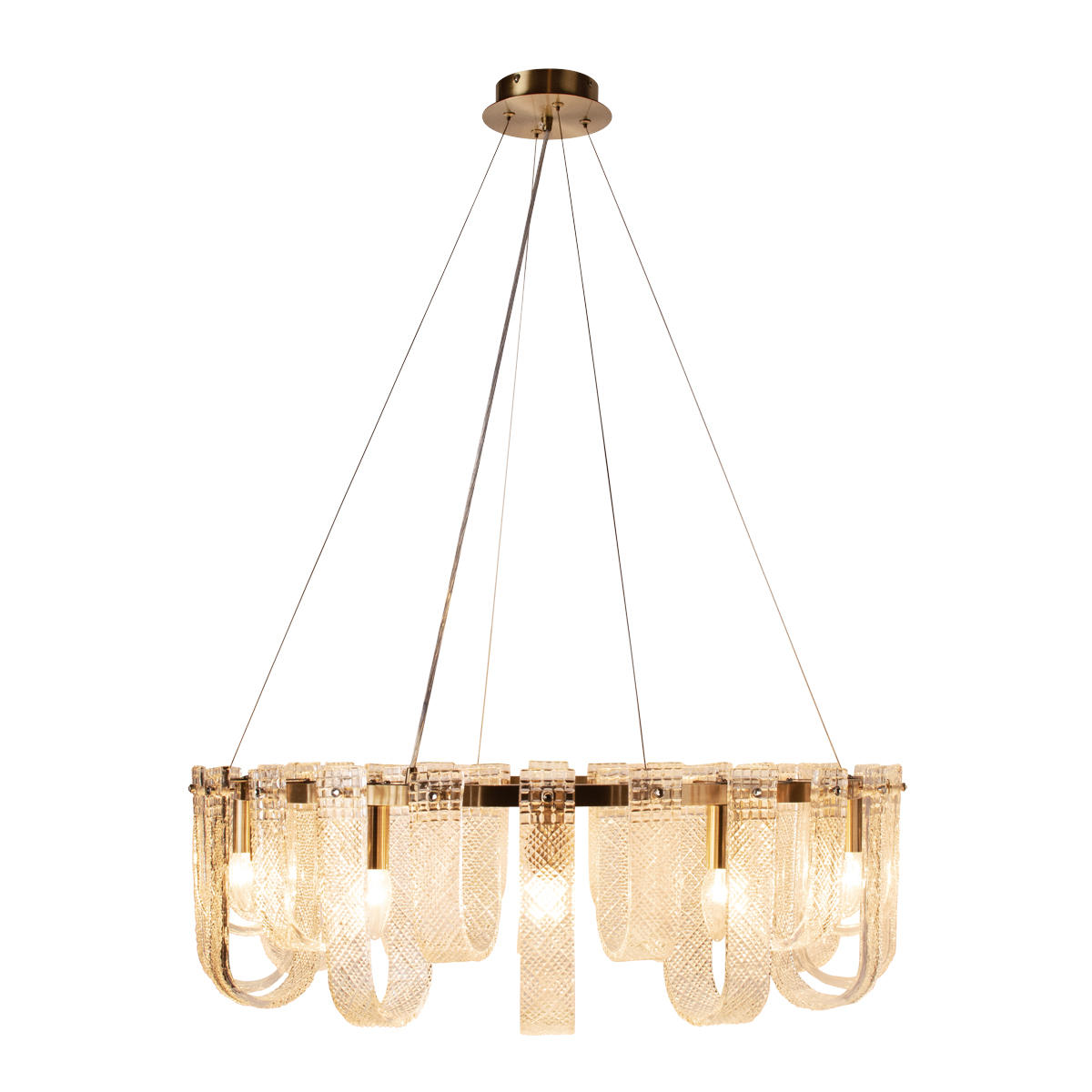 Подвесной светильник 80*25 см, 18*E14 LOFT IT Jersey бронза 10296/800